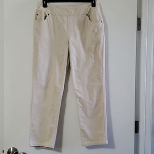 Blair 12p Ivory Pull on corduroy pants